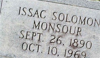 Issac Solomon Monsour Issac Solomon Monsour
