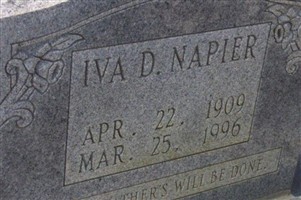 Iva D. Napier Iva D. Napier