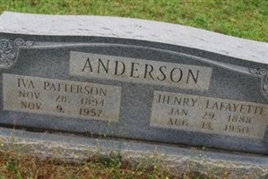 Iva Ellison Patterson Anderson