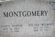 Iva Lee Welborn Montgomery Iva Lee Welborn Montgomery