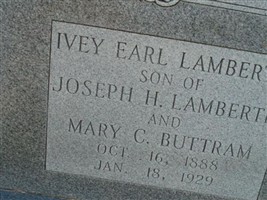 Ivey Earl Lamberth Ivey Earl Lamberth