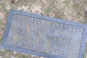 Ivey Jane Everette Wright Ivey Jane Everette Wright