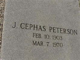 J. Cephas Peterson J. Cephas Peterson
