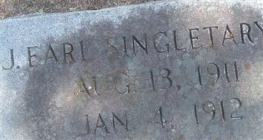 J Earl Singletary, Jr J Earl Singletary, Jr