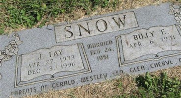 J. Fay Snow J. Fay Snow