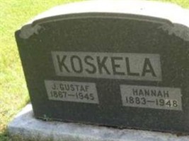 J. Gustaf Koskela J. Gustaf Koskela