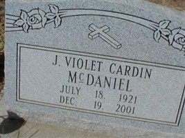 J Violet Cardin McDaniel