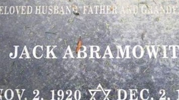 Jack Abramowitz Jack Abramowitz