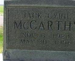 Jack Cyril McCarthy