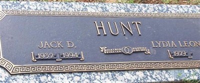 Jack D Hunt