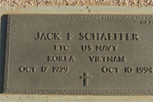 Jack F Schaeffer Jack F Schaeffer