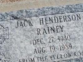 Jack Henderson Rainey