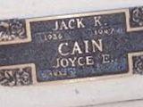 Jack K Cain