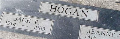 Jack P Hogan Jack P Hogan