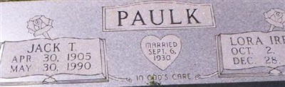 Jack T Paulk Jack T Paulk
