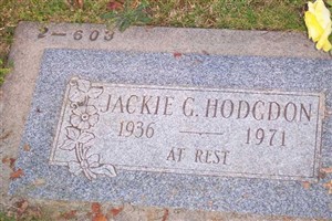 Jackie G Hodgdon Jackie G Hodgdon
