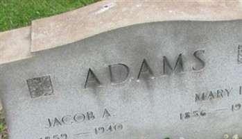 Jacob A. Adams Jacob A. Adams
