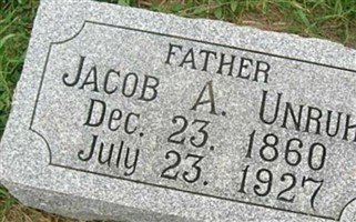 Jacob A. Unruh Jacob A. Unruh