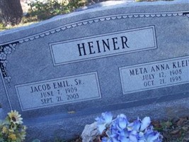 Jacob Emil Heiner, Sr