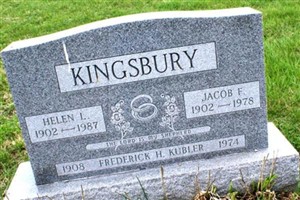 Jacob F Kingsbury