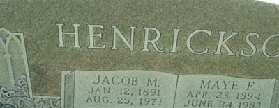 Jacob M Henrickson Jacob M Henrickson