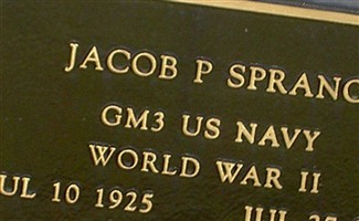 Jacob P Sprang Jacob P Sprang