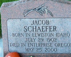 Jacob Schaefer Jacob Schaefer