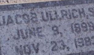 Jacob Ullrich, Sr Jacob Ullrich, Sr