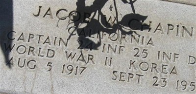 Jacob W. Chapin Jacob W. Chapin