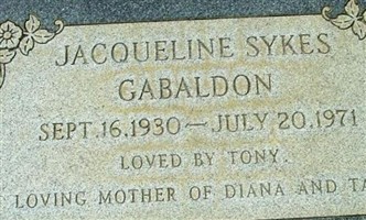 Jacqueline Sykes Gabaldon