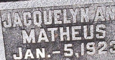 Jacquelyn Ann Matheus