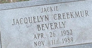Jacquelyn Creekmur Beverly