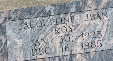 Jacquelyn Jean Roy
