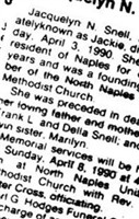 Jacquelyn N. "Jackie" Snell Jacquelyn N. "Jackie" Snell