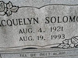 Jacquelyn Solomon Jacquelyn Solomon