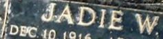 Jadie W. Adkins