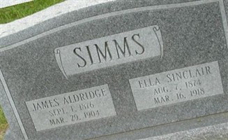 James Aldridge Simms James Aldridge Simms