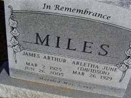 James Arthur Miles James Arthur Miles