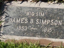 James B "Big Sim" Simpson