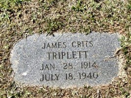 James Crits Triplett James Crits Triplett