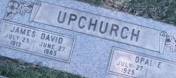 James David "Dave" Upchurch James David "Dave" Upchurch