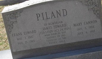 James Edward Piland James Edward Piland