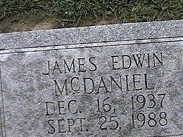 James Edwin McDaniel James Edwin McDaniel