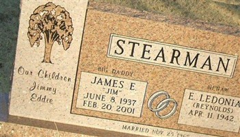 James Elroy "Jim" Stearman James Elroy "Jim" Stearman