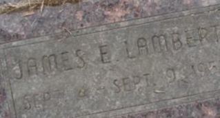 James Eugene Lambert James Eugene Lambert