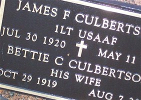 James F Culbertson James F Culbertson