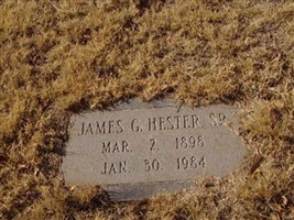 James G Hester, Sr