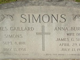 James Gaillard Simons James Gaillard Simons