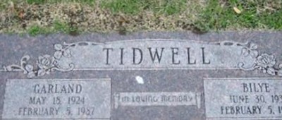(James) Garland Tidwell (James) Garland Tidwell