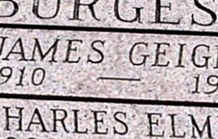 James Geiger Burgess James Geiger Burgess